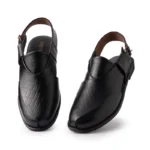 Black Crocodile Air Peshawari Chappal