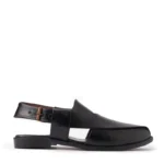 Black Crocodile Air Peshawari Chappal single Side